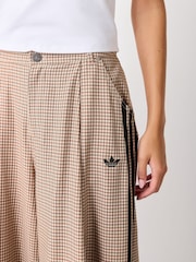 adidas Originals Beige Check Trousers - Image 4 of 5