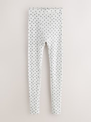 Ecru Ditsy - Cosy Pointelle Thermal Leggings - Bilde 5 av 7