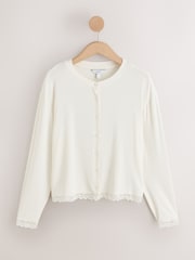 Krem - Termisk TENCEL™ Modal-Base Layer Cardigan - Bilde 5 av 7