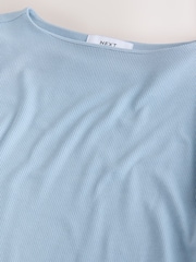 Blue Thermal Tencel Modal Base Layer Long Sleeved Bodysuit - Image 6 of 6