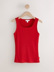Rød - Cosy Pointelle Thermal Vest - Bilde 5 av 7