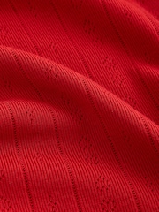 Rød - Cosy Pointelle Thermal Vest - Bilde 6 av 7