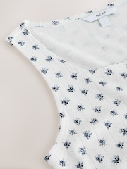 Ecru Ditsy - Cosy Pointelle Thermal Vest - Bilde 8 av 8