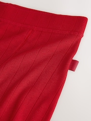 Rød - Cosy Pointelle Thermal Leggings - Bilde 7 av 7