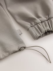 Taupe Zip Neck Scuba Thermal Overhead - Image 9 of 9
