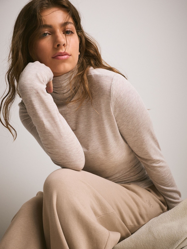 Қызғылт - N. Premium Thermal Base Layer with Cashmere Roll Neck Top - 4суретінің 2 суреті Қызғылт - N. Premium Thermal Base Layer with Cashmere Roll Neck Top - 4суретінің 2 суреті