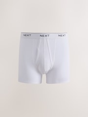 Blue/White 5 Pack A Front Cotton Rich Boxers - Image 6 of 9