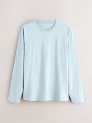 Green Slim Fit Long Sleeve Layering T-Shirts 5 Pack - Image 4 of 8