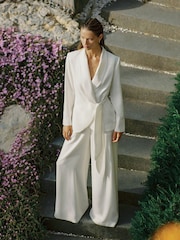 Reiss White Clover Suit Jacket - Image 4 of 8