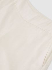 Reiss White Clover Petite Wide-Leg Suit Trousers - Image 6 of 7