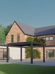 CELTIC LEISURE Anthracite Grey Saturn Aluminium Frame Pergola - Image 1 of 4