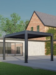 CELTIC LEISURE Anthracite Grey Saturn Aluminium Frame Pergola - Image 3 of 4