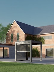 CELTIC LEISURE Anthracite Grey Saturn Aluminium Frame & accessories Pergola - Image 2 of 6