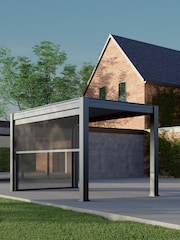 CELTIC LEISURE Anthracite Grey Saturn Aluminium Frame & accessories Pergola - Image 1 of 4