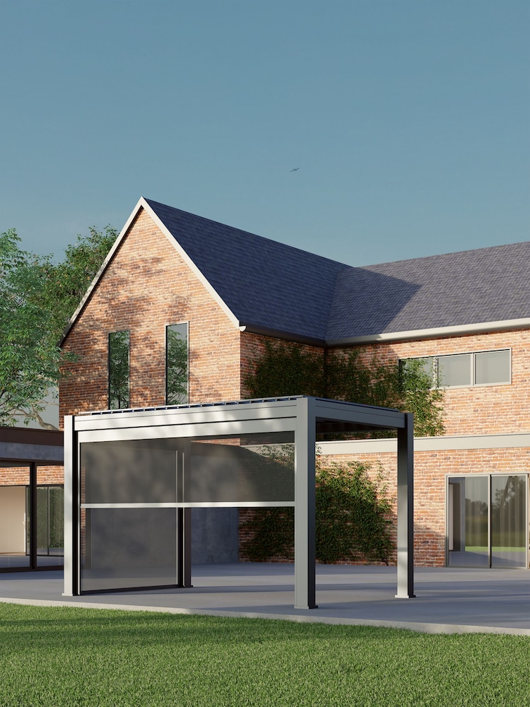 CELTIC LEISURE Anthracite Grey Saturn Aluminium Frame & accessories Pergola - Image 2 of 4