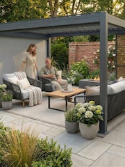 CELTIC LEISURE Anthracite Grey Saturn Aluminium Frame & accessories Pergola - Image 1 of 5