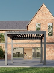 CELTIC LEISURE Anthracite Grey Saturn Aluminium Frame Pergola - Image 3 of 4