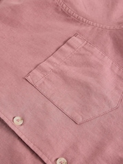White Stuff Pink Ely Linen Short Sleeve Shirt - Image 6 of 6
