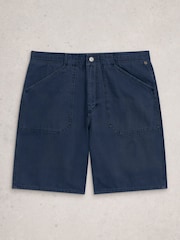 White Stuff Blue Crantock Utility Shorts - Image 1 of 2