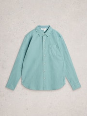 כחול  - White Stuff חולצה עם שרוול ארוך, דגם Ely - תמונה 5 מתוך 6