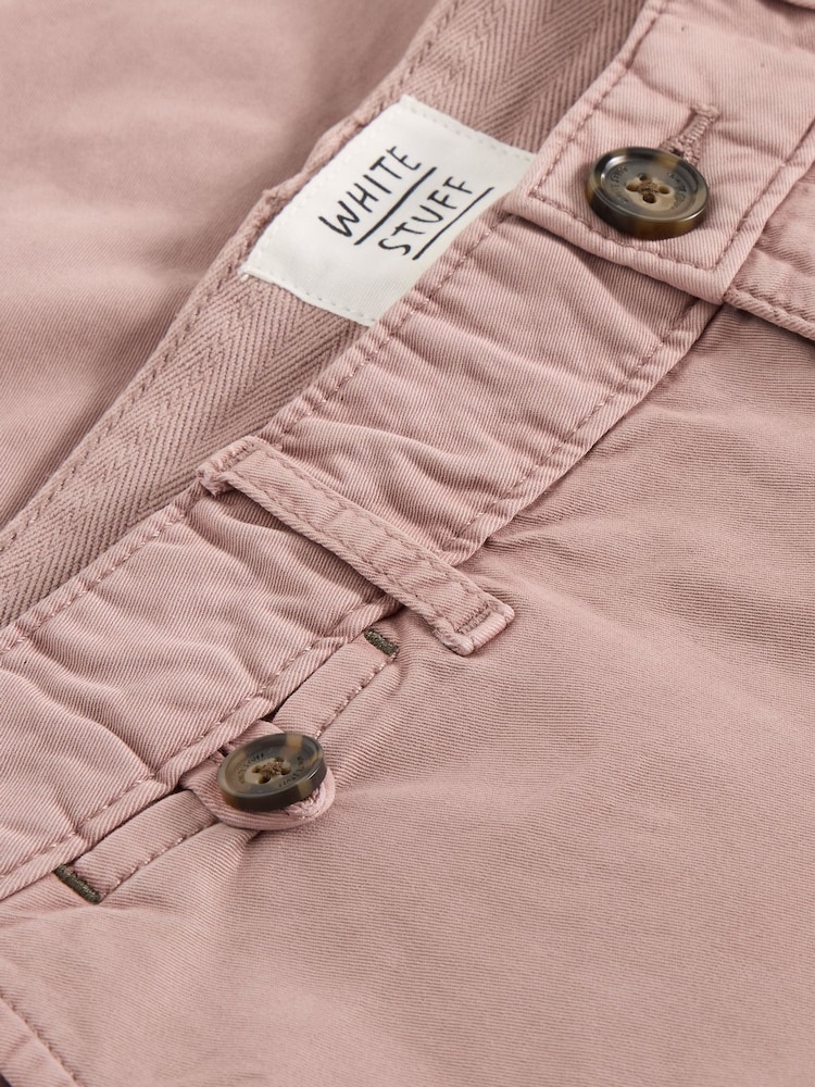 White Stuff Pink Sutton Chino Shorts - Image 2 of 2
