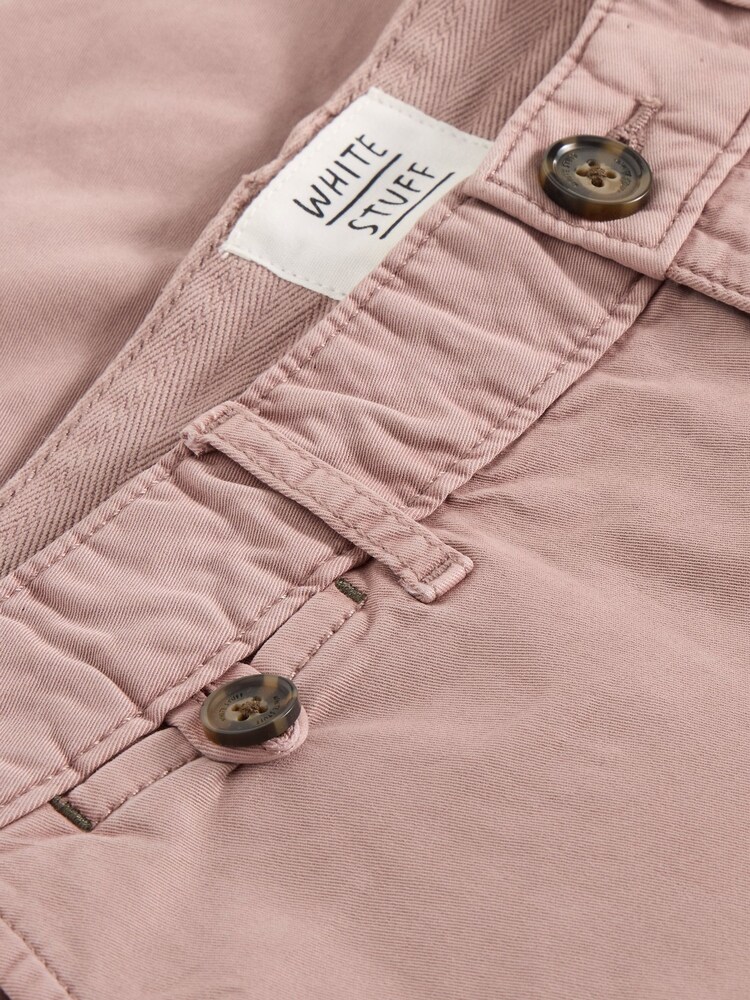 White Stuff Pink Sutton Chino Shorts - Image 6 of 6