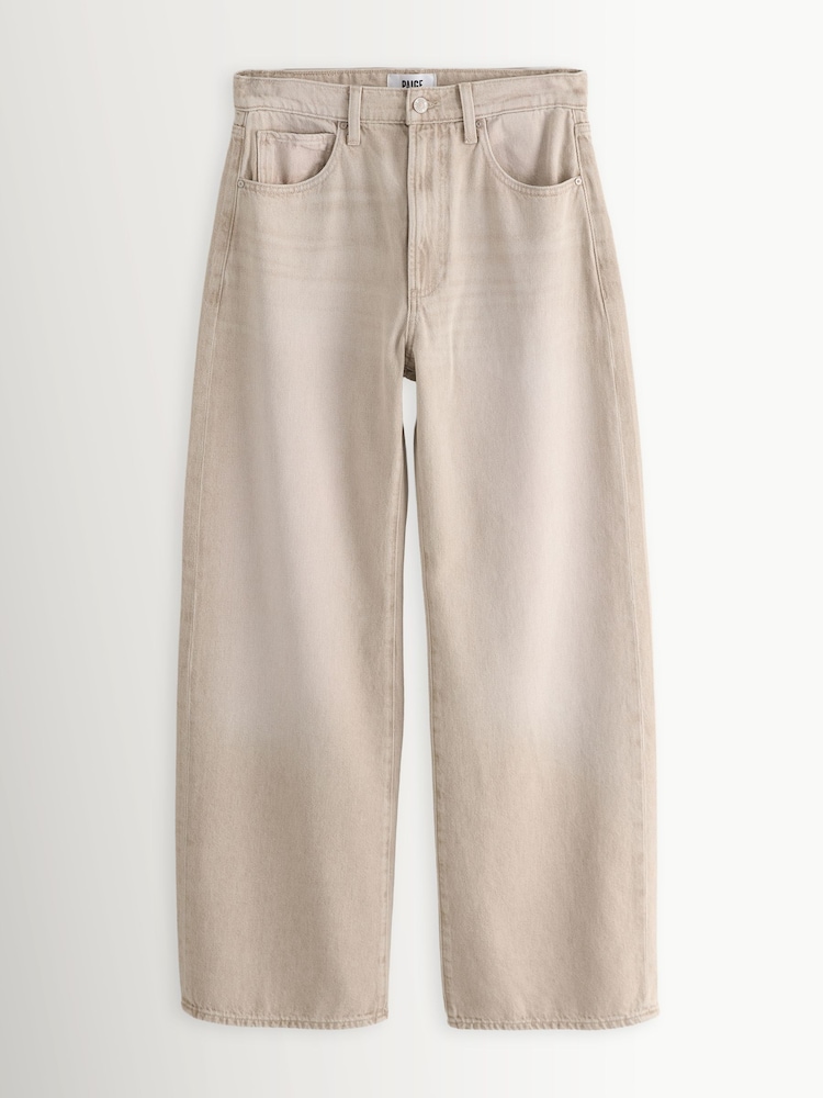 Paige Arellia 32" Full Length Barrel Leg Soft Sepia Jeans - Image 6 of 6 Paige Arellia 32" Full Length Barrel Leg Soft Sepia Jeans - Image 6 of 6