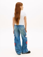 Weiß - Tommy Hilfiger Extra Slim Star Flag T-Shirt - Bild 3 von 5