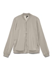 VERO MODA Cream Lightweight Bomber Jacket - Image 4 of 5