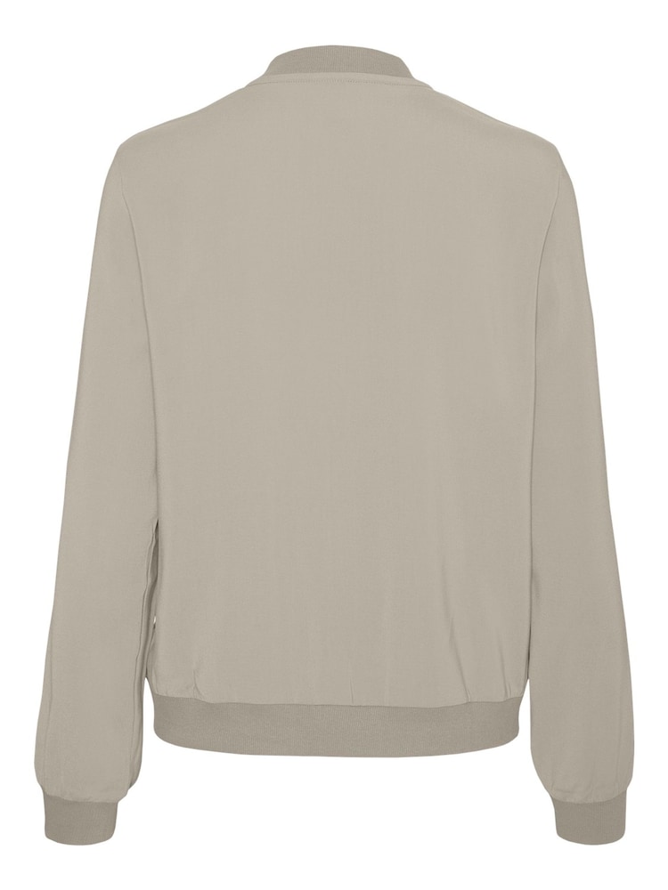 Bej - Jachetă Bomber ușoară Vero Moda - Imaginea 6 din 6