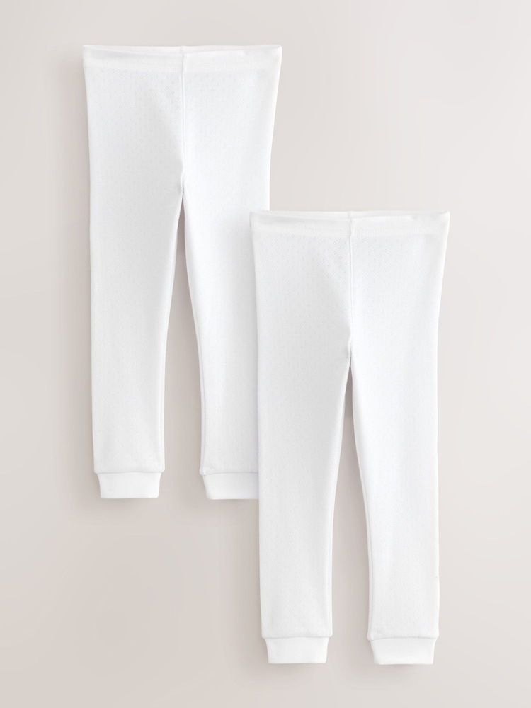 White Thermal Leggings (2-16yrs) - Image 1 of 6 White Thermal Leggings (2-16yrs) - Image 1 of 6