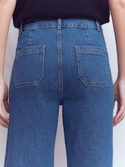 Boden Blue Straight Leg Pocket Jeans - Image 5 of 6