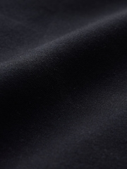 Black Baggy Fit Cotton Stretch Cargo Trousers - Image 7 of 9