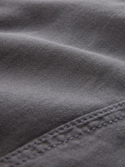 Grey Lightweight Denim Funnel Neck Bomber Jacket - Image 3 of 3