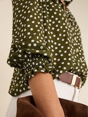 Baukjen Green Cela Printed Blouse - Image 3 of 5