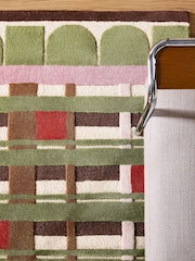 MADE.COM Green Barbican Tier Rug - Image 2 of 5