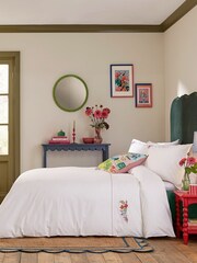 Land & Shore Multi Fia 180 TC Duvet Set - Image 1 of 5