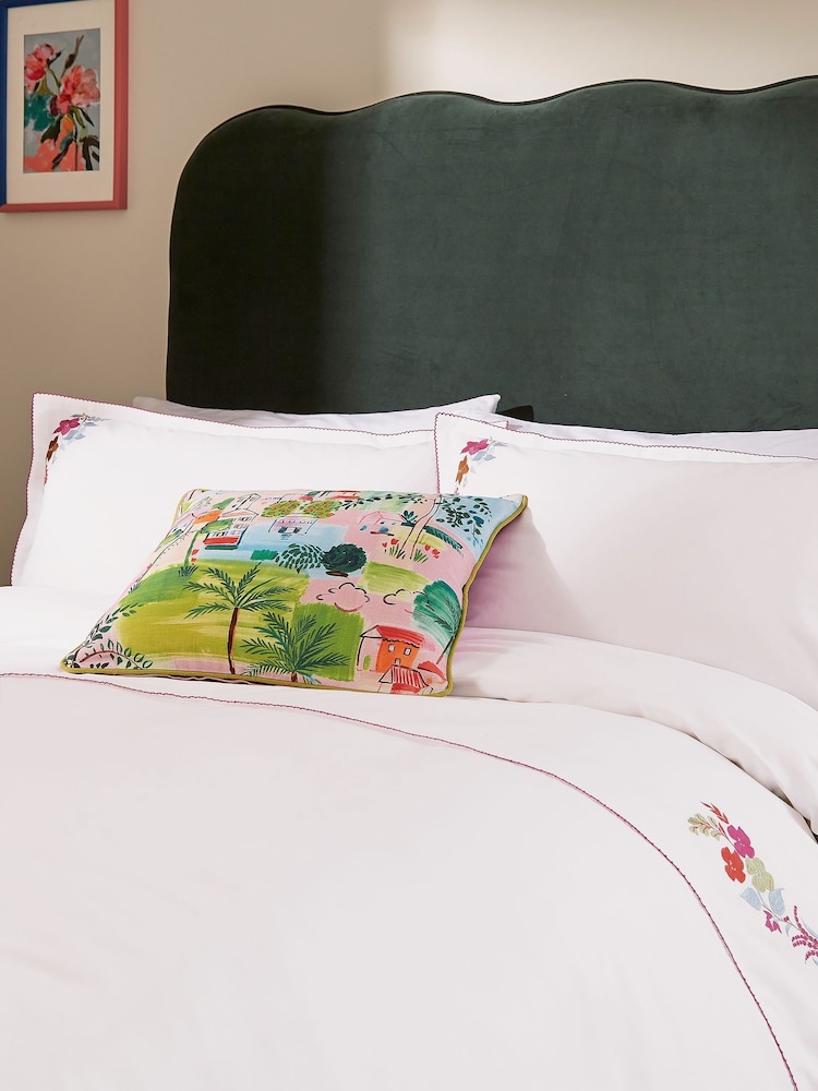 Land & Shore Multi Fia 180 TC Duvet Set - Image 2 of 5