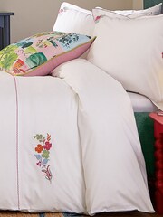 Land & Shore Multi Fia 180 TC Duvet Set - Image 3 of 5