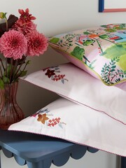 Land & Shore Multi Fia 180 TC Duvet Set - Image 5 of 5