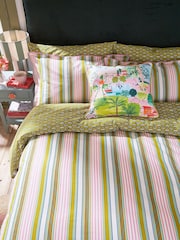 Land & Shore Multi Raven Stripe Duvet Set - Image 2 of 4