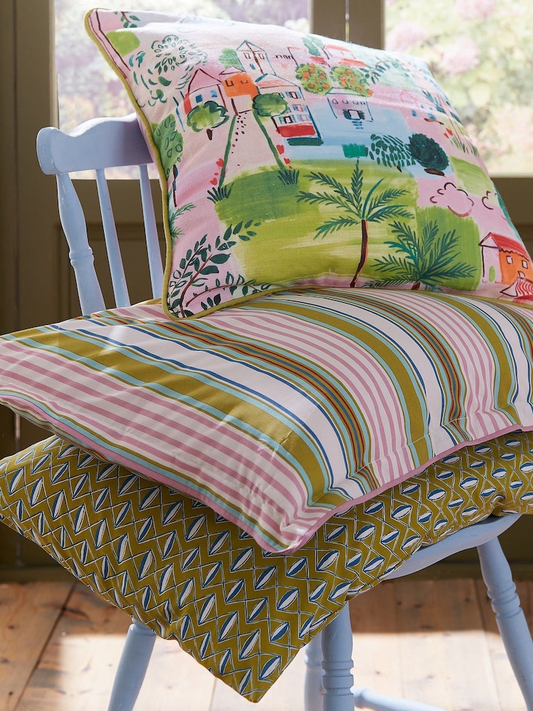 Land & Shore Multi Raven Stripe Duvet Set - Image 4 of 4