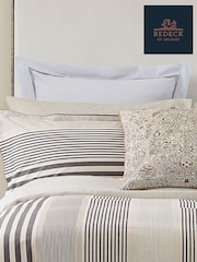 Bedeck of Belfast White Alba Embroidered 180 TC Cotton Pillowcase Pair - Image 1 of 5