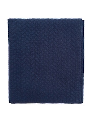 Bedeck of Belfast Indigo Kayah Quilted Throw - Image 2 of 4