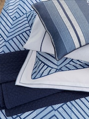 Bedeck of Belfast Indigo Kayah Quilted Throw - Image 3 of 4