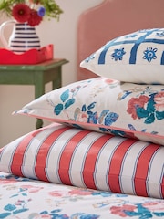Land & Shore Blue or Red Sora Cushion - Image 3 of 4