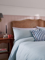 Helena Springfield Blue Gingham Cotton Duvet Set - Image 2 of 5