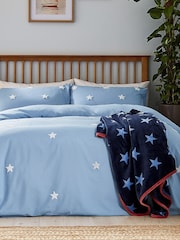 Helena Springfield Chambray Blue Tufted Star Cover Set - Image 1 of 5