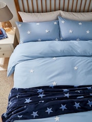 Helena Springfield Chambray Blue Tufted Star Cover Set - Image 2 of 5