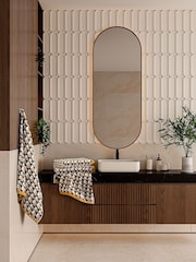 Ted Baker Gold Rossi Geo Cotton Towel - Image 2 of 3